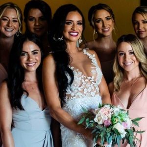 Ines Di Santo wedding dress.